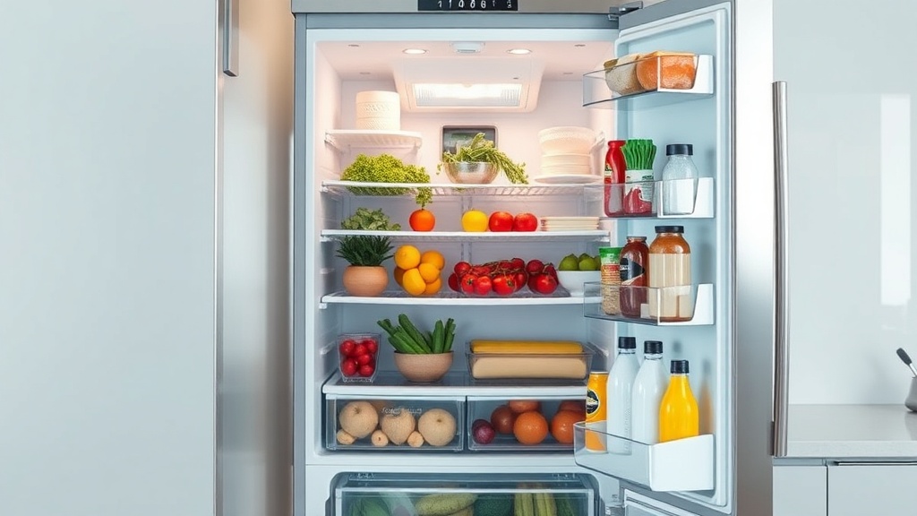 Kühlschrank – Symbolbild zur Diagnose und Reparatur bei Fehlercode E20 (Bosch)